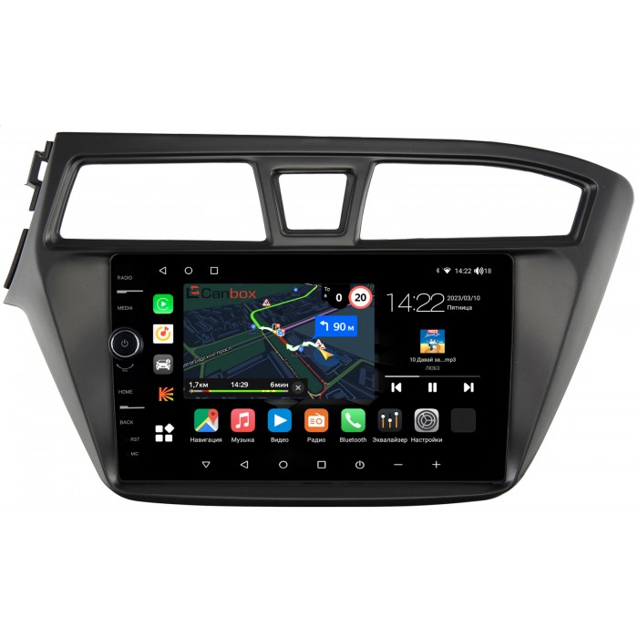 Штатная магнитола Hyundai i20 II 2014-2018 Canbox M-Line 7840-9-578 на Android 10 (4G-SIM, 2/32, DSP, QLed)