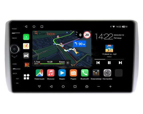 Toyota Ist II (2007-2016) Canbox M-Line 7840-9-666 на Android 10 (4G-SIM, 2/32, DSP, QLed)