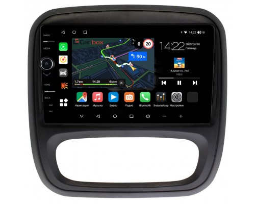 Opel Vivaro B (2014-2018) Canbox M-Line 7840-9-RE053N на Android 10 (4G-SIM, 2/32, DSP, QLed)