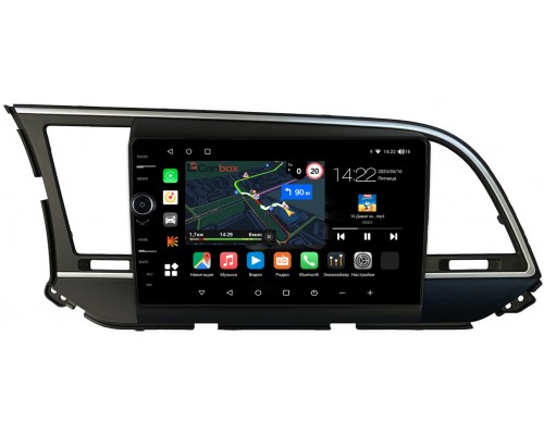 Hyundai Elantra 6 (AD) (2015-2019) Canbox M-Line 7840-9025 для авто без камеры на Android 10 (4G-SIM, 2/32, DSP, QLed)