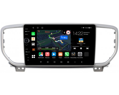 Kia Sportage IV 2018-2022 Canbox M-Line 7840-9082 на Android 10 (4G-SIM, 2/32, DSP, QLed) (для авто с камерой)