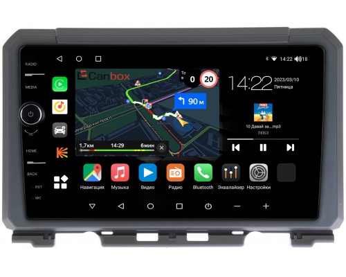 Suzuki Jimny IV 2018-2022 Canbox M-Line 7840-9216 Android 10 (4G-SIM, 2/32, DSP, QLed)