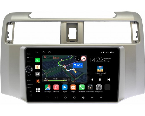 Toyota 4Runner 5 (2009-2022) Canbox M-Line 7840-9380 на Android 10 (4G-SIM, 2/32, DSP, QLed)