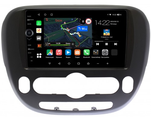 Kia Soul II 2013-2019 (с климат-контролем) Canbox M-Line 7840-9390 на Android 10 (4G-SIM, 2/32, DSP, QLed)