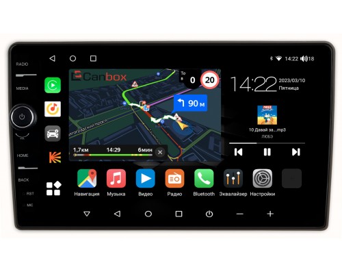 Toyota Camry XV20 1996-2002 Canbox M-Line 7840-9412 на Android 10 (4G-SIM, 2/32, DSP, QLed)