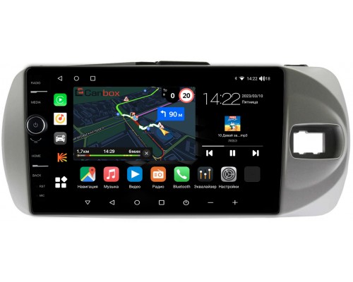 Toyota Vitz III (XP130) 2014-2019 Canbox M-Line 7840-9432 на Android 10 (4G-SIM, 2/32, DSP, QLed)