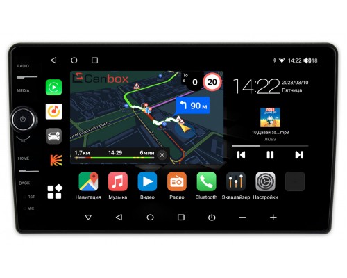 Suzuki Every 5 (2005-2015) Canbox M-Line 7840-9510 на Android 10 (4G-SIM, 2/32, DSP, QLed)