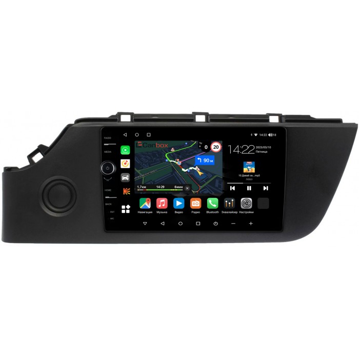 Штатная магнитола Kia Rio IV, Rio X 2020-2022 (матовая текстурная) Canbox M-Line 7840-9602 на Android 10 (4G-SIM, 2/32, DSP, QLed)