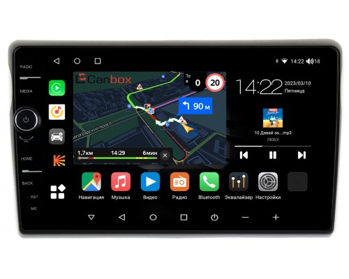 Toyota bB (2000-2005) Canbox M-Line 7841-9-1024 на Android 10 (4G-SIM, 4/64, DSP, QLed)