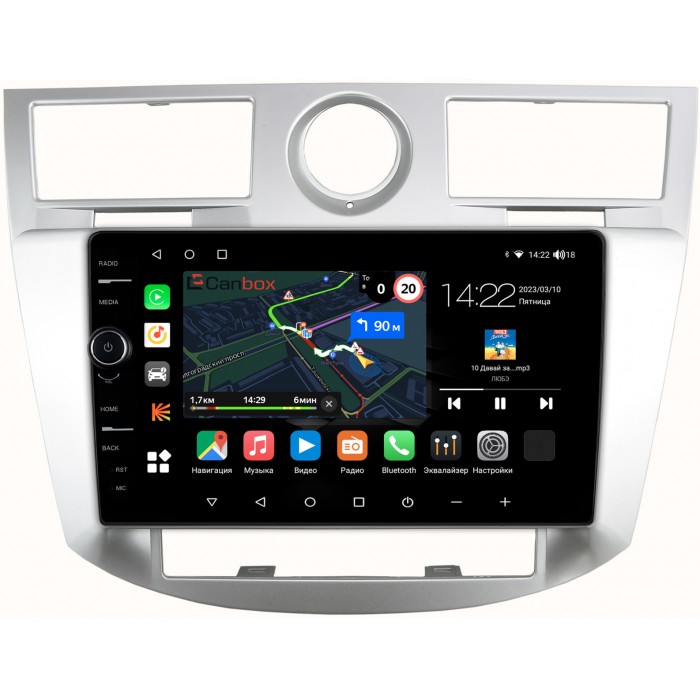 Штатная магнитола Chrysler Sebring III 2006-2010 Canbox M-Line 7841-9-1091 Android 10 (4G-SIM, 4/64, DSP, QLed)