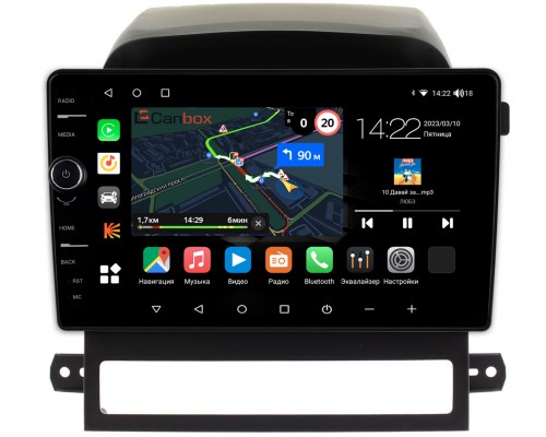 Chevrolet Captiva (2006-2011) Canbox M-Line 7841-9-AYCPTA012 Android 10 (4G-SIM, 4/64, DSP, QLed)