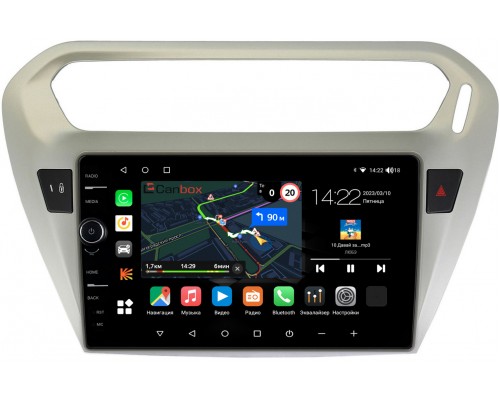 Citroen C-Elysee (2012-2022) Canbox M-Line 7841-9118 Android 10 (4G-SIM, 4/64, DSP, QLed)