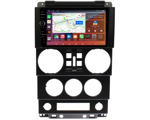 Jeep Wrangler 3 (JK) (2007-2010) (4 двери) Canbox H-Line 7842-9-023 на Android 10 (4G-SIM, 3/32, DSP, QLed)