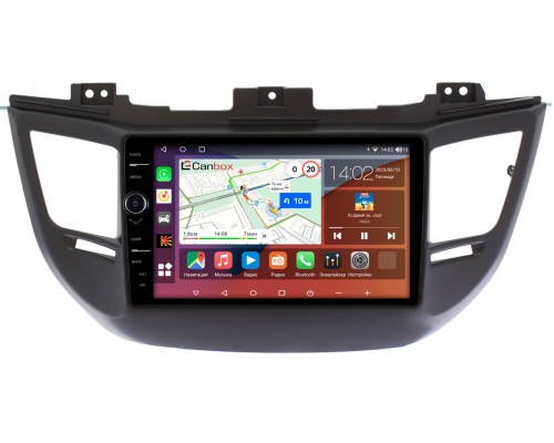 Hyundai Tucson III 2015-2018 Canbox H-Line 7842-9-064-1 на Android 10 (4G-SIM, 3/32, DSP, QLed) для авто с камерой