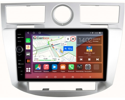 Chrysler Sebring III 2006-2010 Canbox H-Line 7842-9-1091 Android 10 (4G-SIM, 3/32, DSP, QLed)