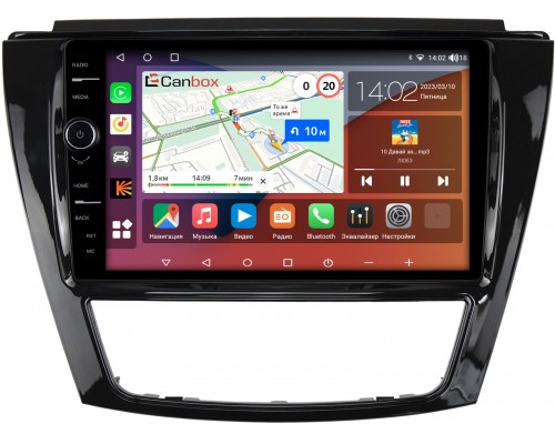 JAC S5 2013-2021 (глянец) Canbox H-Line 7842-9-1149 на Android 10 (4G-SIM, 3/32, DSP, QLed)