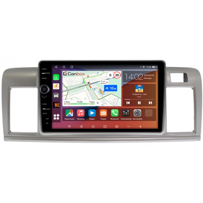 Штатная магнитола Toyota Raum II 2003-2011 Canbox H-Line 7842-9-1333 Android 10 (4G-SIM, 3/32, DSP, QLed)