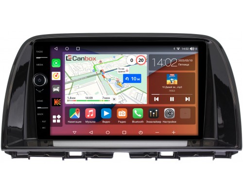 Mazda CX-5 (2011-2017) Canbox H-Line 7842-9-1787 на Android 10 (4G-SIM, 3/32, DSP, QLed)
