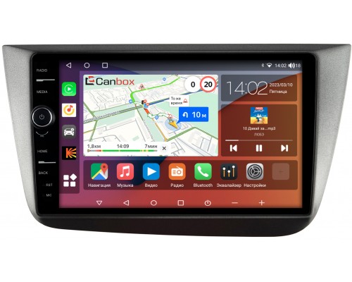 Seat Altea (2004-2015) Canbox H-Line 7842-9-582 на Android 10 (4G-SIM, 3/32, DSP, QLed)