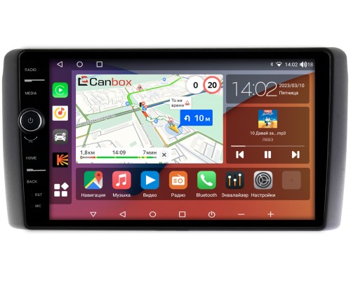 Nissan Leaf (2010-2017) Canbox H-Line 7842-9-NI127N Android 10 (4G-SIM, 3/32, DSP, QLed)