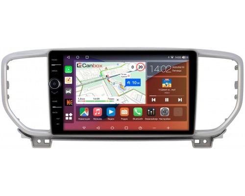 Kia Sportage IV 2018-2022 Canbox H-Line 7842-9082 на Android 10 (4G-SIM, 3/32, DSP, QLed) (для авто с камерой)