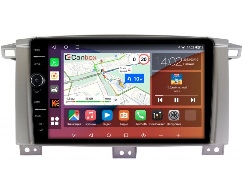 Toyota Land Cruiser 105 2002-2008 Canbox H-Line 7842-9121 на Android 10 (4G-SIM, 3/32, DSP, QLed) (для авто с МКПП)