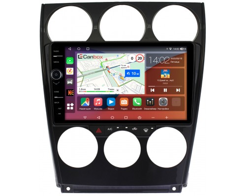 Mazda 6 (GG), Atenza (2002-2008) Canbox H-Line 7842-9160 на Android 10 (4G-SIM, 3/32, DSP, QLed)