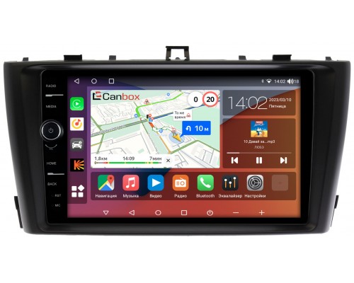 Toyota Avensis 3 (2008-2015) Canbox H-Line 7842-9170 на Android 10 (4G-SIM, 3/32, DSP, QLed)