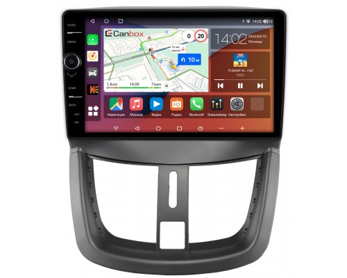 Peugeot 207 (2006-2015) Canbox H-Line 7842-9203 на Android 10 (4G-SIM, 3/32, DSP, QLed)