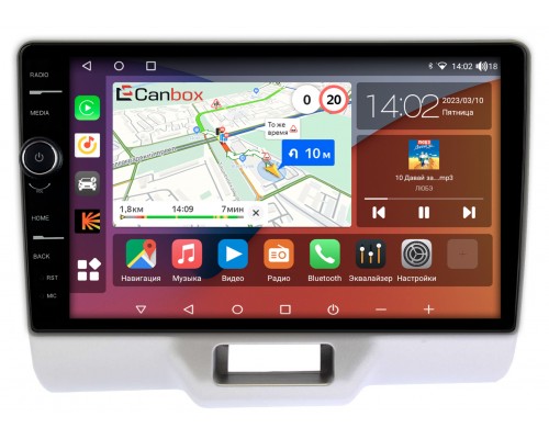 Suzuki Every 6 (2015-2022) Canbox H-Line 7842-9324 на Android 10 (4G-SIM, 3/32, DSP, QLed)