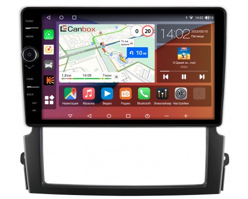 Kia Sorento (2006-2011) Canbox H-Line 7842-9337 на Android 10 (4G-SIM, 3/32, DSP, QLed)