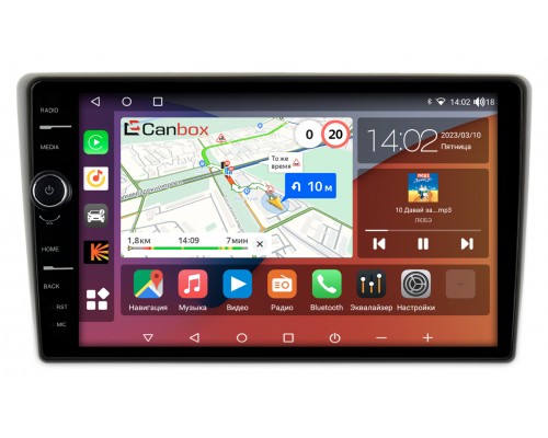 Toyota Ractis (2005-2016) Canbox H-Line 7842-9377 на Android 10 (4G-SIM, 3/32, DSP, QLed)