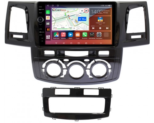 Toyota Hilux VII, Fortuner I 2005-2015 Canbox H-Line 7842-9414 на Android 10 (4G-SIM, 3/32, DSP, QLed)