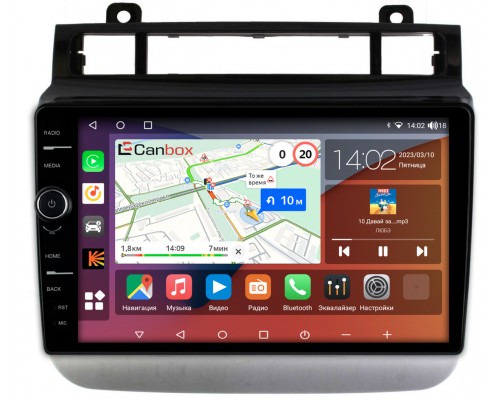 Volkswagen Touareg 2010-2018 Canbox H-Line 7842-9476 на Android 10 (4G-SIM, 3/32, DSP, QLed)