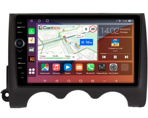 Mitsubishi Pajero Mini II 2008-2012 Canbox H-Line 7843-9-1737 на Android 10 (4G-SIM, 4/64, DSP, QLed)