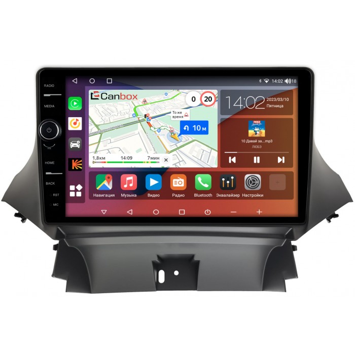 Штатная магнитола Chevrolet Orlando (2010-2018) Canbox H-Line 7843-9-6844 на Android 10 (4G-SIM, 4/64, DSP, QLed)