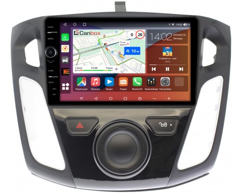 Ford Focus 3 (2011-2019) Canbox H-Line 7843-9065 на Android 10 (4G-SIM, 4/64, DSP, QLed)