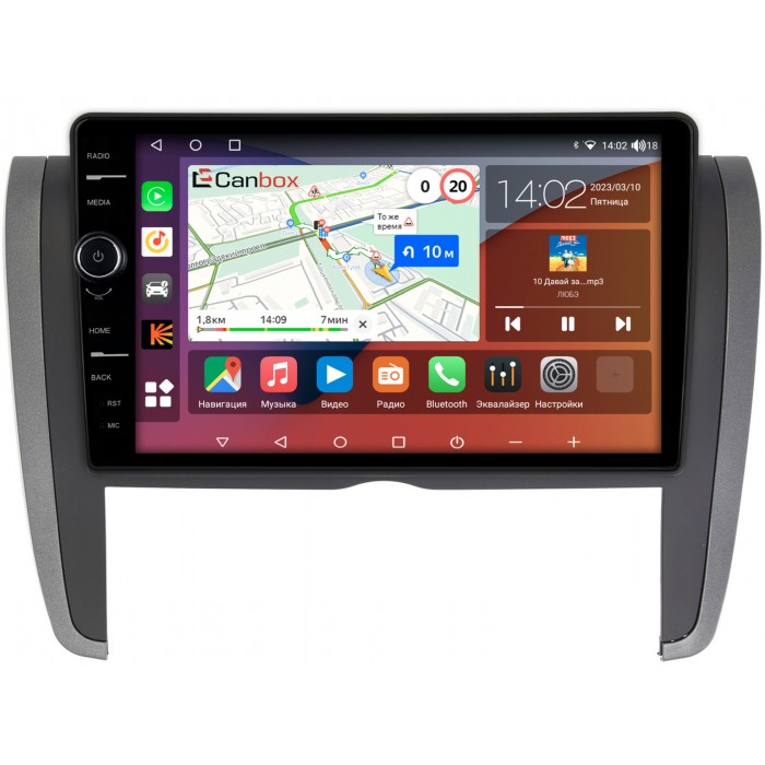 Штатная магнитола Toyota Allion 2, Premio 2 (T26) (2007-2016) Canbox H-Line 7843-9169 на Android 10 (4G-SIM, 4/64, DSP, QLed)