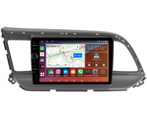 Hyundai Elantra 6 (AD) (2018-2020) Canbox H-Line 7843-9207 на Android 10 (4G-SIM, 4/64, DSP, QLed)