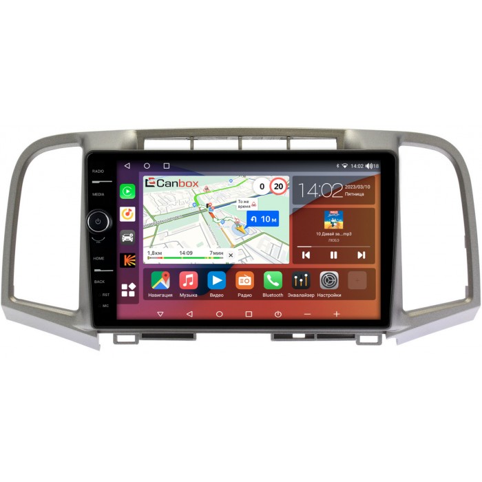 Штатная магнитола Toyota Venza 2009-2017 (без JBL) Canbox H-Line 7844-9358 на Android 10 (4G-SIM, 6/128, DSP, QLed)