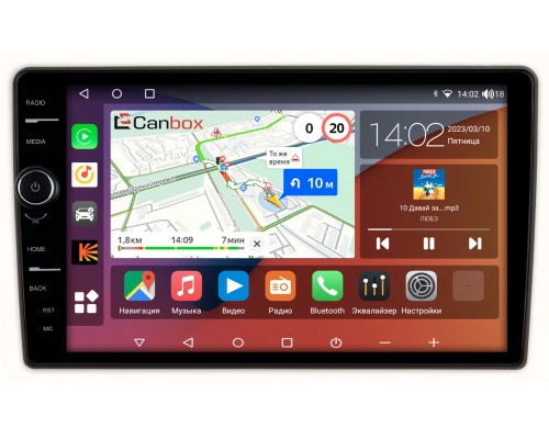 Toyota Camry XV20 1996-2002 Canbox H-Line 7844-9412 на Android 10 (4G-SIM, 6/128, DSP, QLed)