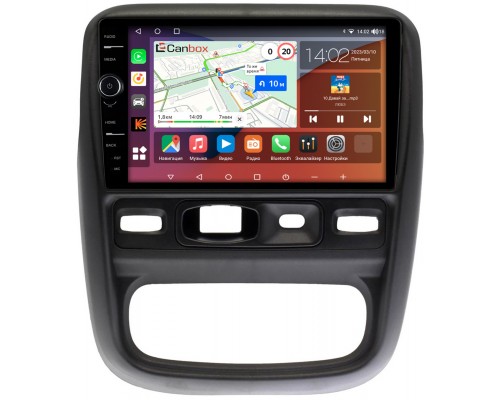 Nissan Terrano III 2014-2022 Canbox H-Line 7845-9-048 на Android 10 (4G-SIM, 8/256, DSP, QLed)
