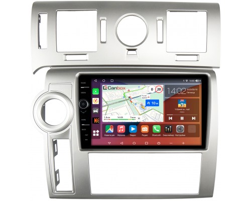 Hummer H2 (2007-2009) (серая) Canbox H-Line 7845-9-3694 на Android 10 (4G-SIM, 8/256, DSP, QLed)