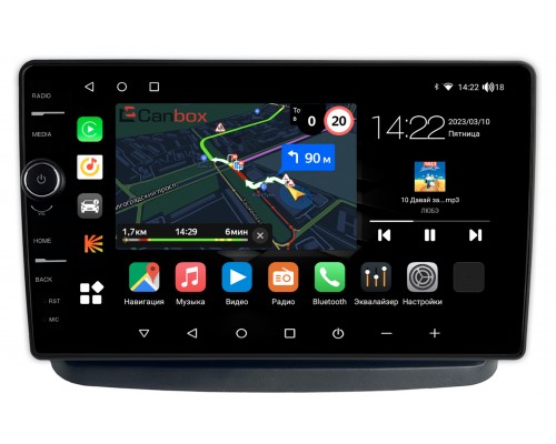 Fiat Doblo (2000-2015) Canbox M-Line 7850-10-059 на Android 10 (4G-SIM, 2/32, DSP, QLed)