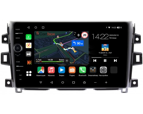 Nissan Navara (Frontier) IV (D23) 2014-2022 Canbox M-Line 7850-10-1116 на Android 10 (4G-SIM, 2/32, DSP, QLed)