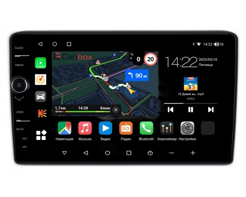Honda Vezel 2013-2021 Canbox M-Line 7850-10-1127 на Android 10 (4G-SIM, 2/32, DSP, QLed)