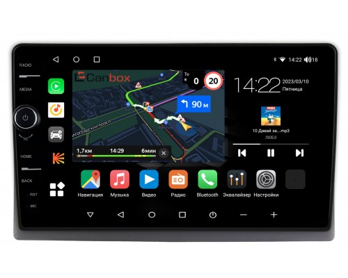 Mazda Biante (2008-2018) Canbox M-Line 7850-10-1292 на Android 10 (4G-SIM, 2/32, DSP, QLed)