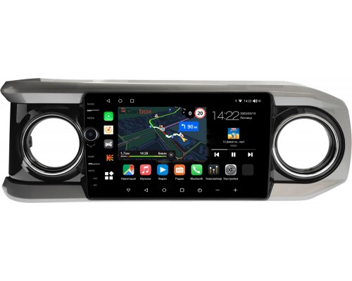 Toyota Tacoma III 2015-2022 (черная) Canbox M-Line 7850-10-1431 на Android 10 (4G-SIM, 2/32, DSP, QLed)