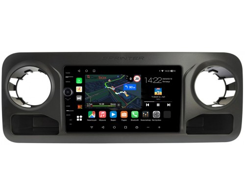 Mercedes Sprinter III (w907) (2018-2022) Canbox M-Line 7850-10-2049 на Android 10 (4G-SIM, 2/32, DSP, QLed)