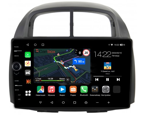 Toyota Passo I 2004-2010 Canbox M-Line 7850-1075 на Android 10 (4G-SIM, 2/32, DSP, QLed)